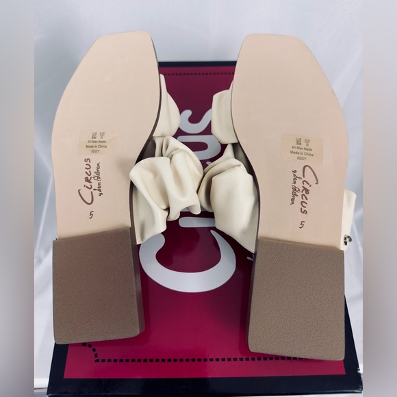 Circus NY by Sam Edelman Women's Iggy Ruffled Strap Slide Sandal Ivory US 5M NIB - Picture 14 of 14